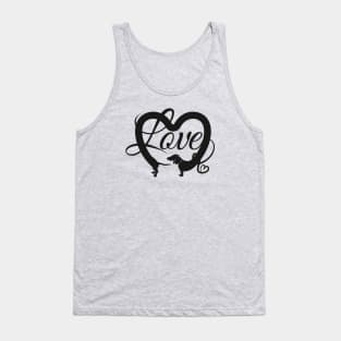 Dachshund love Tank Top